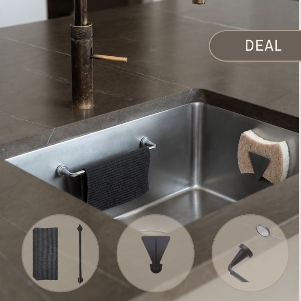 Küchenspülen-Organizer Set – Für Edelstahlspülen